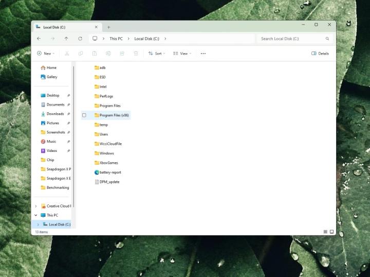 O captura de ecran cu unde sa gasiti fisierul de raport al bateriei in Windows 11