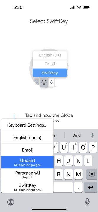 Configurare SwiftKey