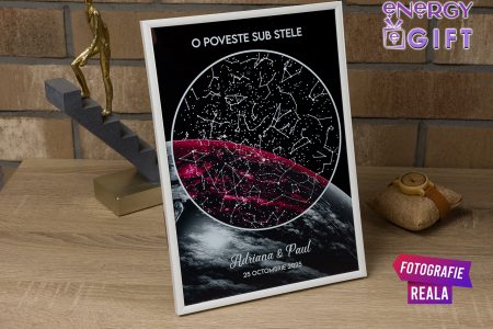 Tablourile Sky Map &ndash; c&acirc;nd știința &icirc;nt&acirc;lnește emoția &icirc;ntr-un cadou unic